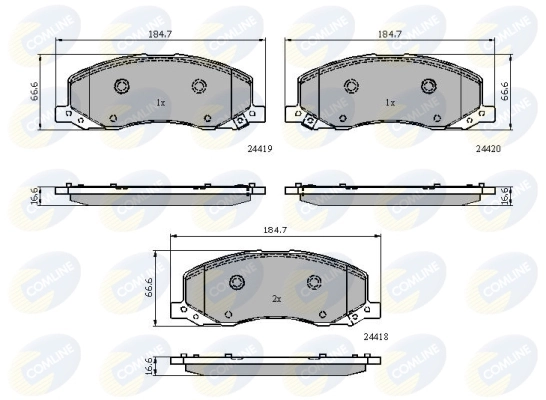 Brake Pad Set, disc brake