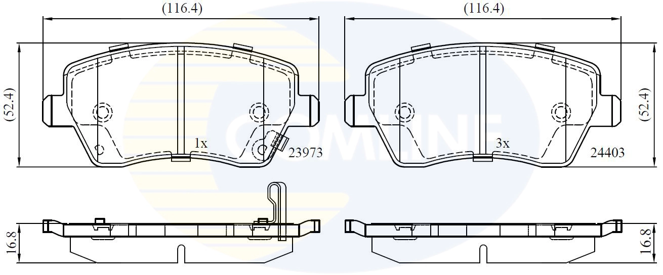 Brake Pad Set, disc brake