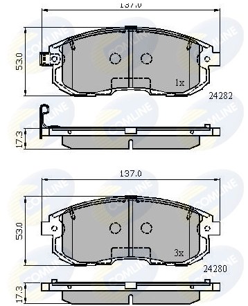 Brake Pad Set, disc brake