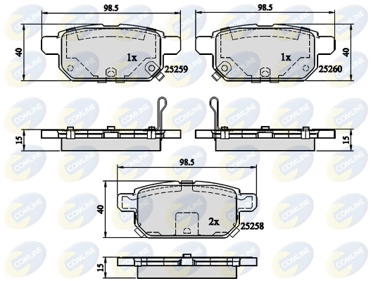 Brake Pad Set, disc brake