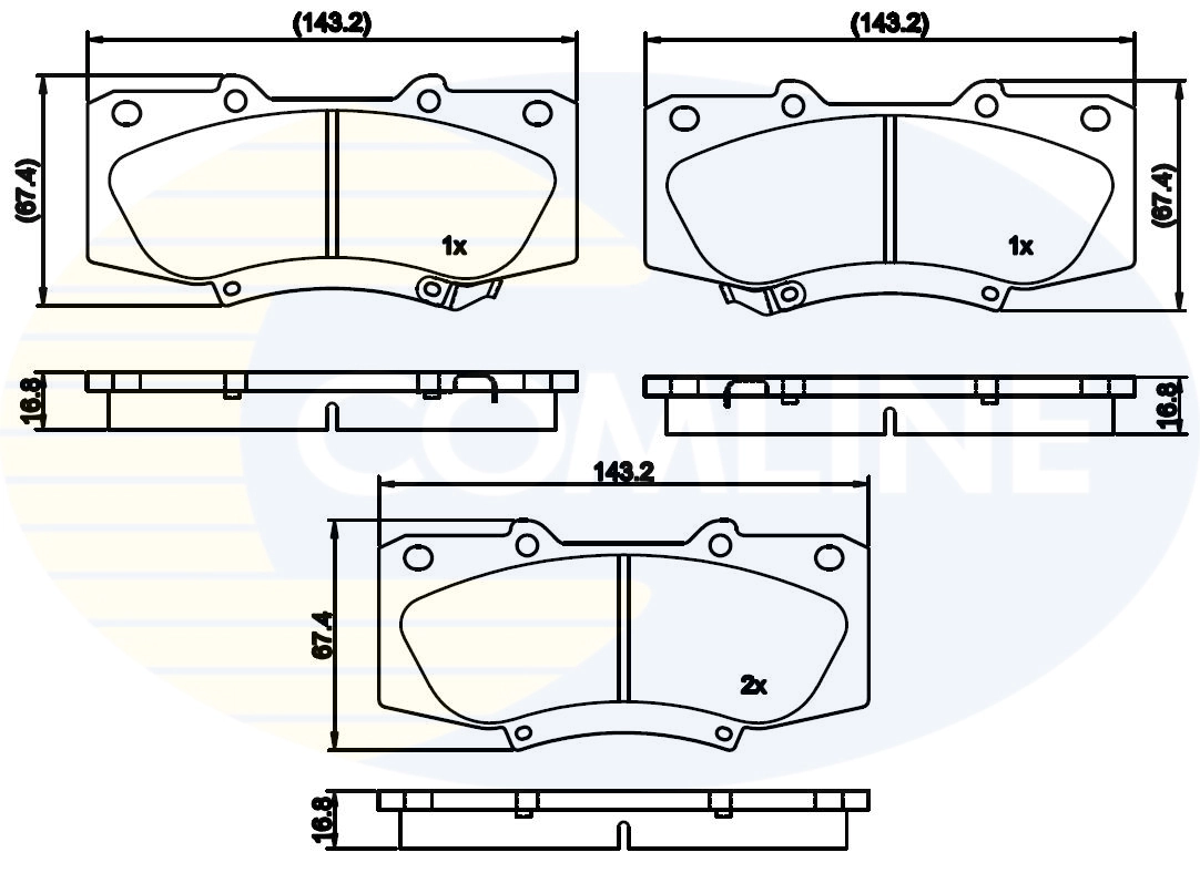 Brake Pad Set, disc brake