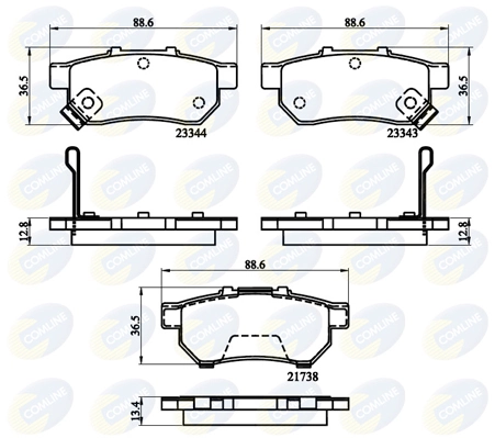 Brake Pad Set, disc brake