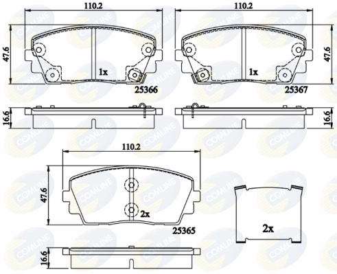 Brake Pad Set, disc brake