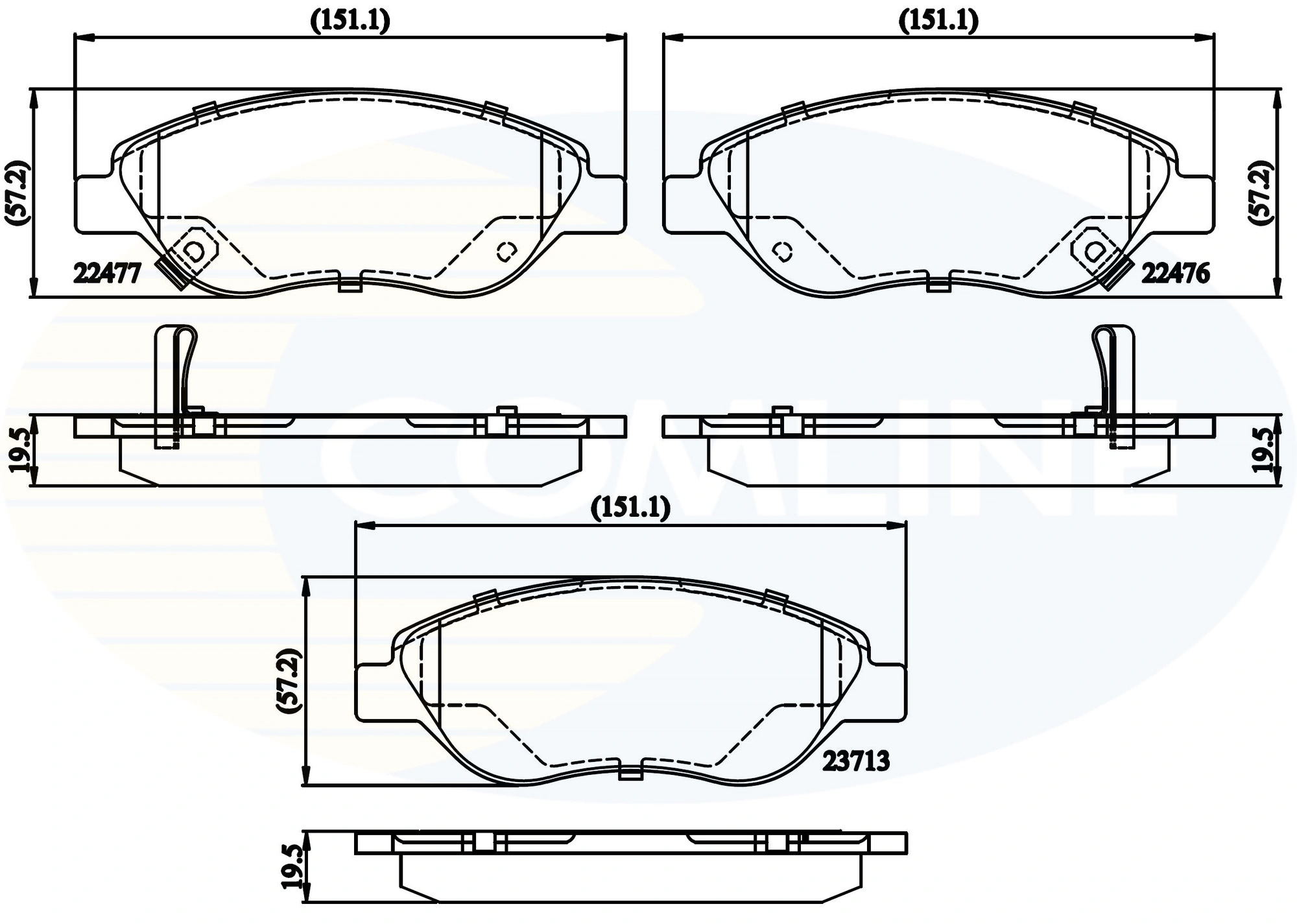 Brake Pad Set, disc brake