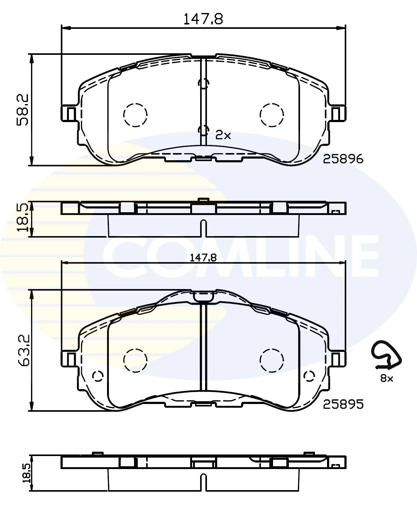Brake Pad Set, disc brake