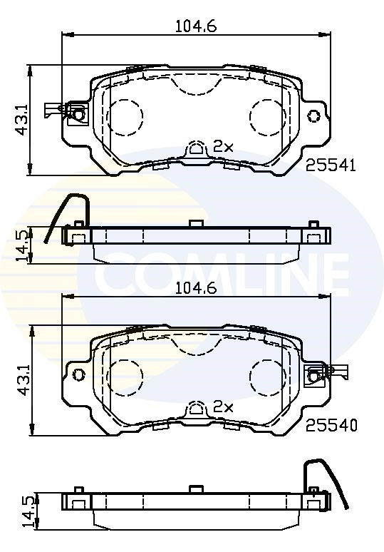 Brake Pad Set, disc brake