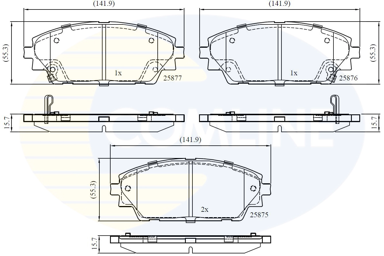 Brake Pad Set, disc brake