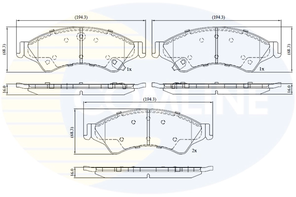 Brake Pad Set, disc brake