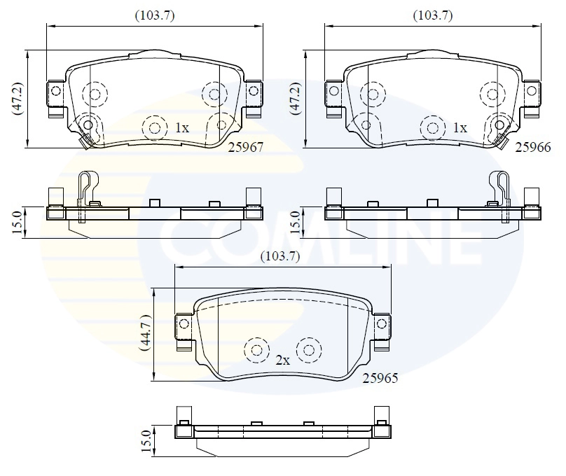 Brake Pad Set, disc brake