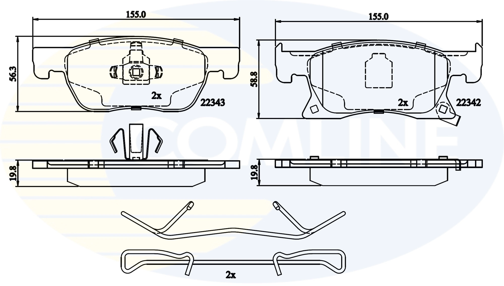 Brake Pad Set, disc brake