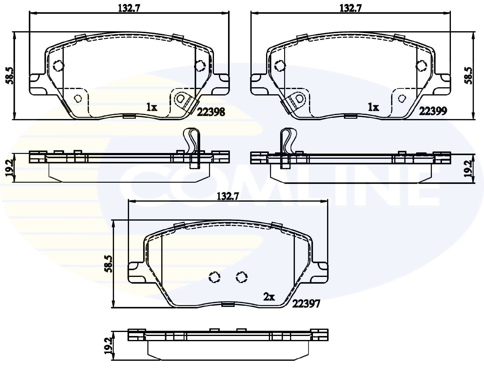 Brake Pad Set, disc brake