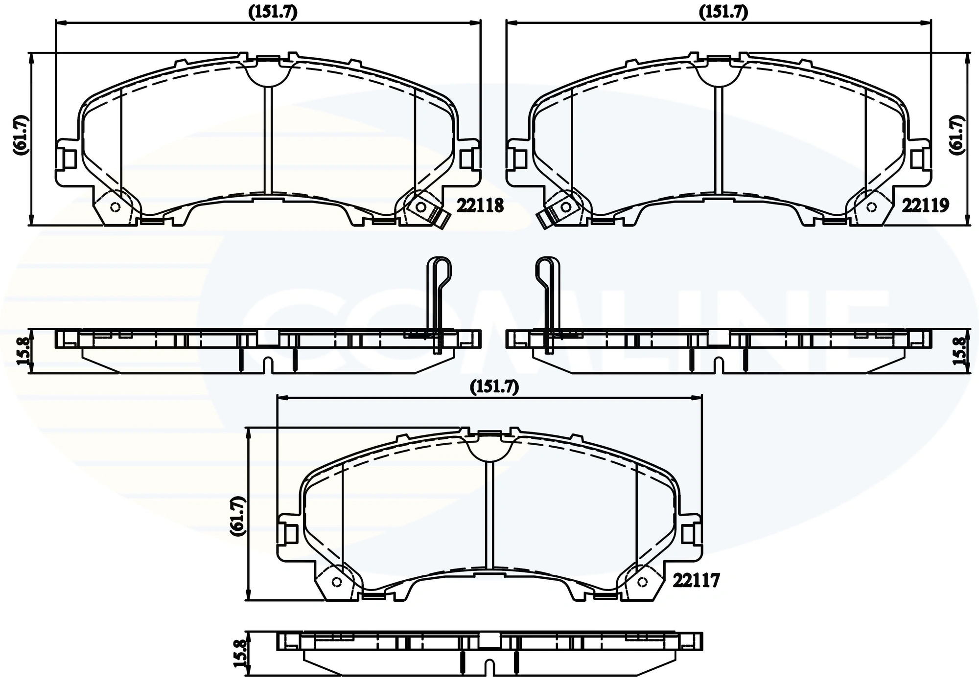 Brake Pad Set, disc brake