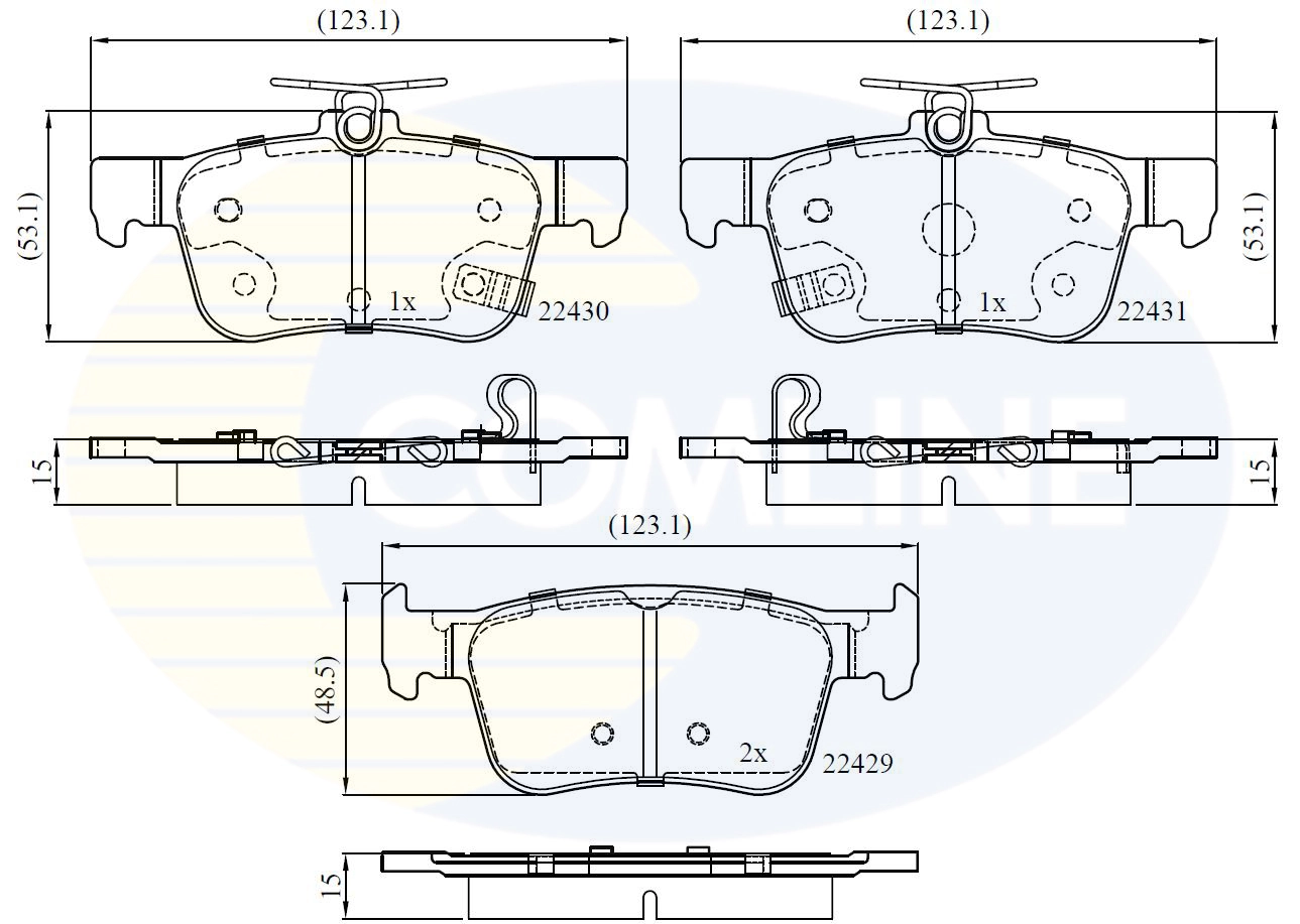 Brake Pad Set, disc brake