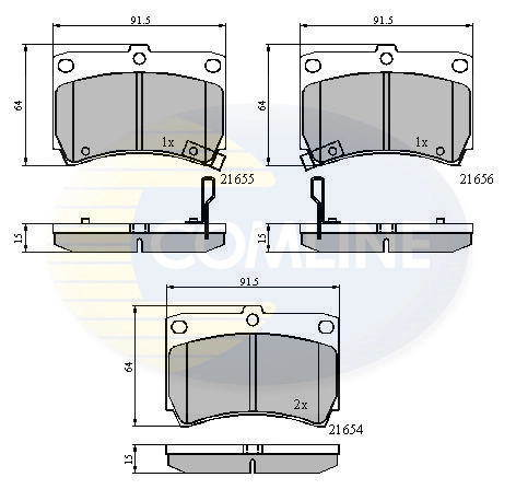 Brake Pad Set, disc brake