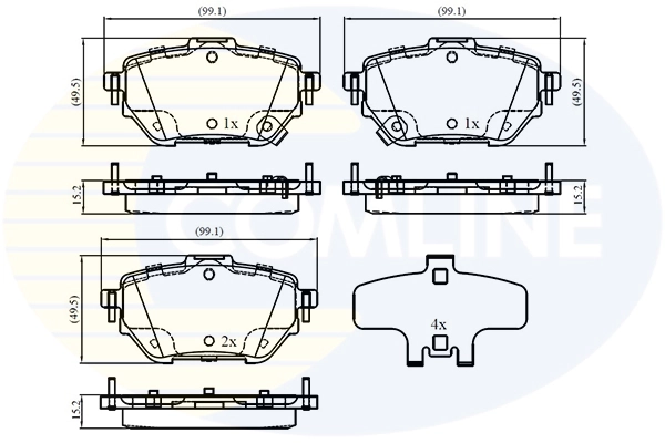 Brake Pad Set, disc brake