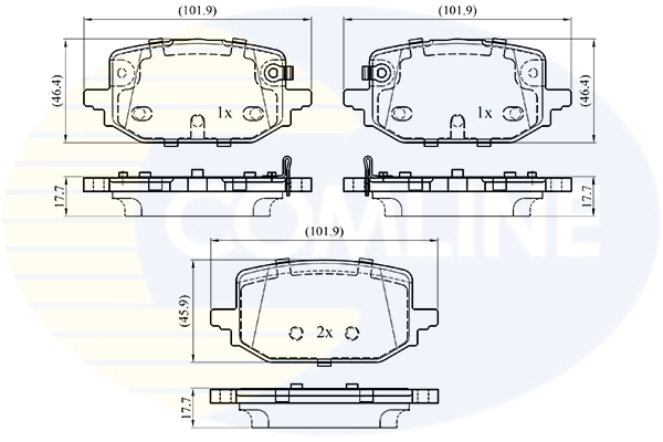 Brake Pad Set, disc brake