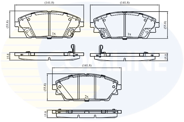 Brake Pad Set, disc brake