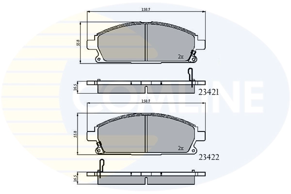Brake Pad Set, disc brake