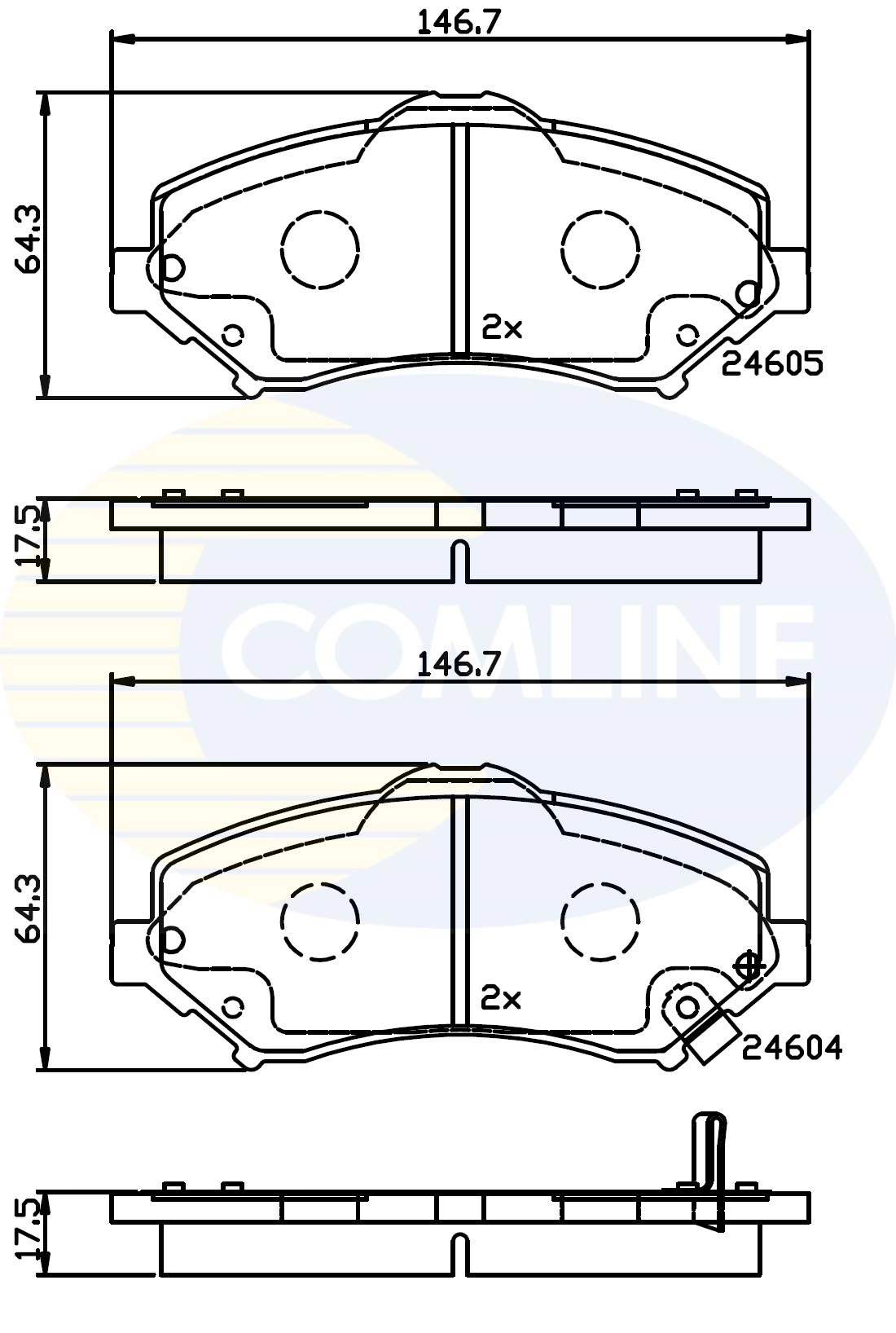 Brake Pad Set, disc brake