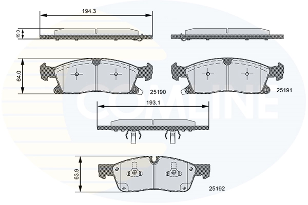 Brake Pad Set, disc brake
