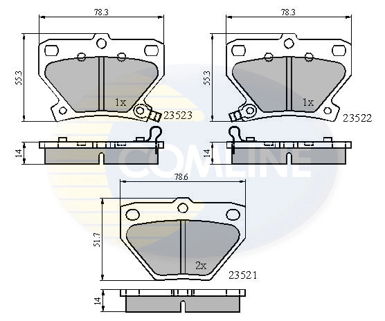 Brake Pad Set, disc brake