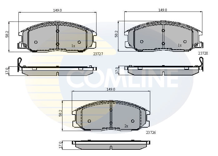 Brake Pad Set, disc brake