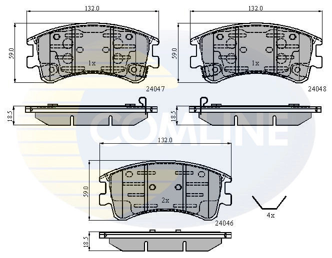 Brake Pad Set, disc brake