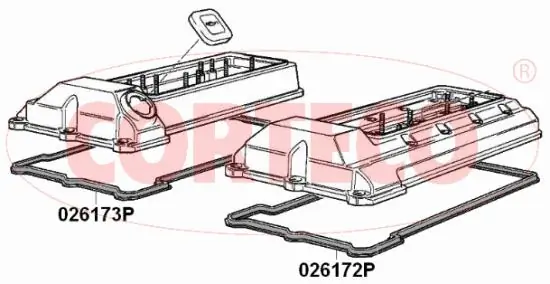 Gasket, cylinder head cover