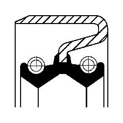 Shaft Seal, manual transmission