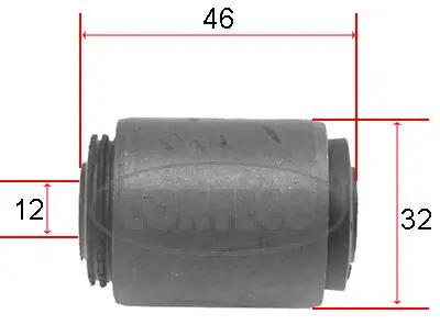Mounting, control/trailing arm
