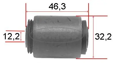 Mounting, control/trailing arm