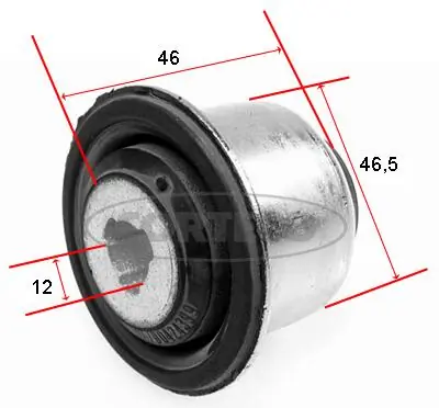 Mounting, control/trailing arm