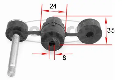 Mounting, stabiliser bar