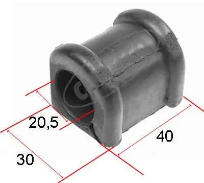 Mounting, stabiliser bar