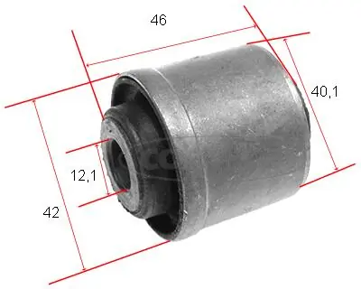 Mounting, control/trailing arm