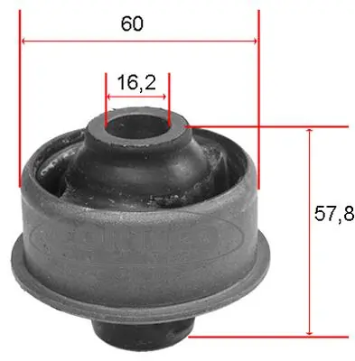 Mounting, control/trailing arm