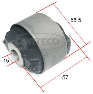 Mounting, control/trailing arm