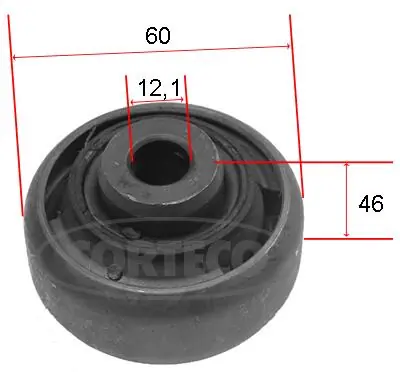 Mounting, control/trailing arm