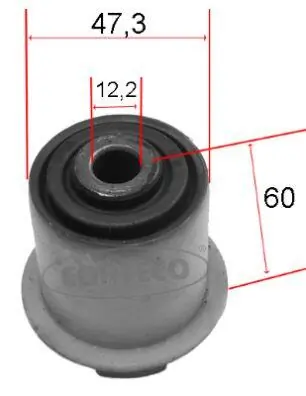 Mounting, control/trailing arm