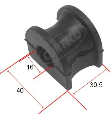 Mounting, stabiliser bar