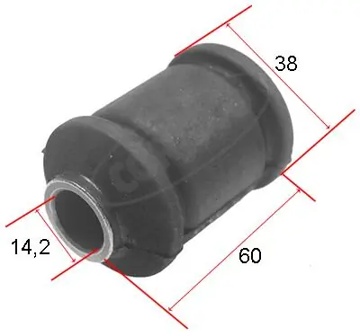 Mounting, control/trailing arm