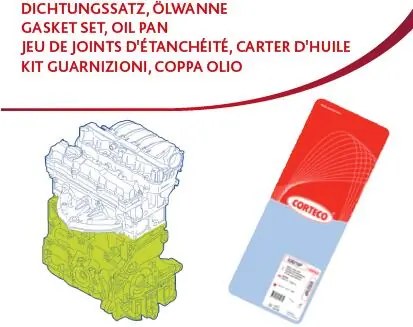 Gasket Kit, crankcase