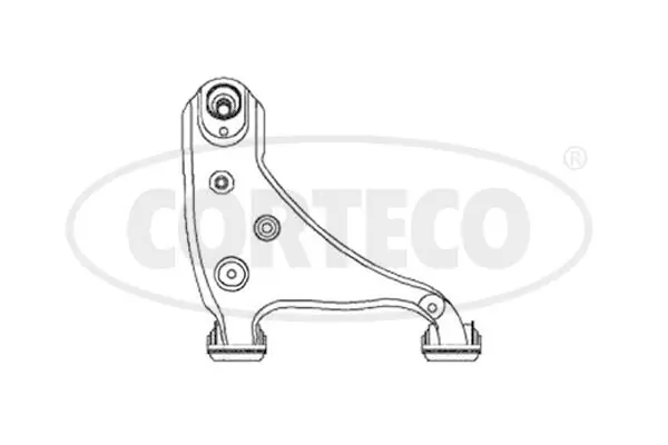 Control/Trailing Arm, wheel suspension