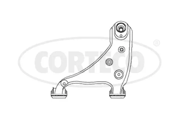 Control/Trailing Arm, wheel suspension