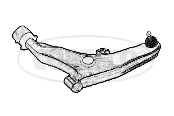 Control/Trailing Arm, wheel suspension