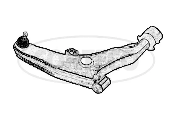 Control/Trailing Arm, wheel suspension