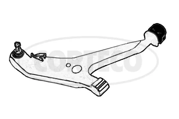 Control/Trailing Arm, wheel suspension