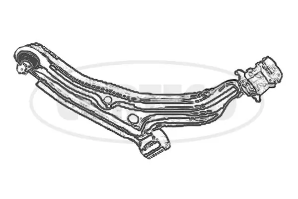 Control/Trailing Arm, wheel suspension