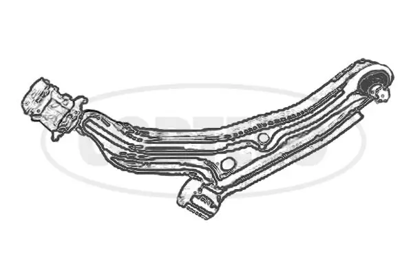 Control/Trailing Arm, wheel suspension