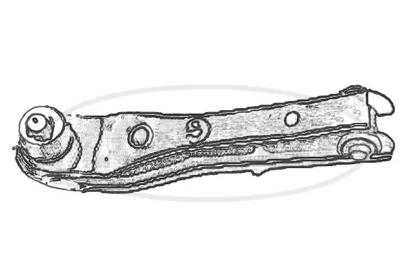 Control/Trailing Arm, wheel suspension